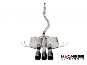 Honda Civic Performance Exhaust System - CORSA Performance - Cat Back Xtreme - w/ 4.5in Black Pro-Series Tips - Black - `17-`21